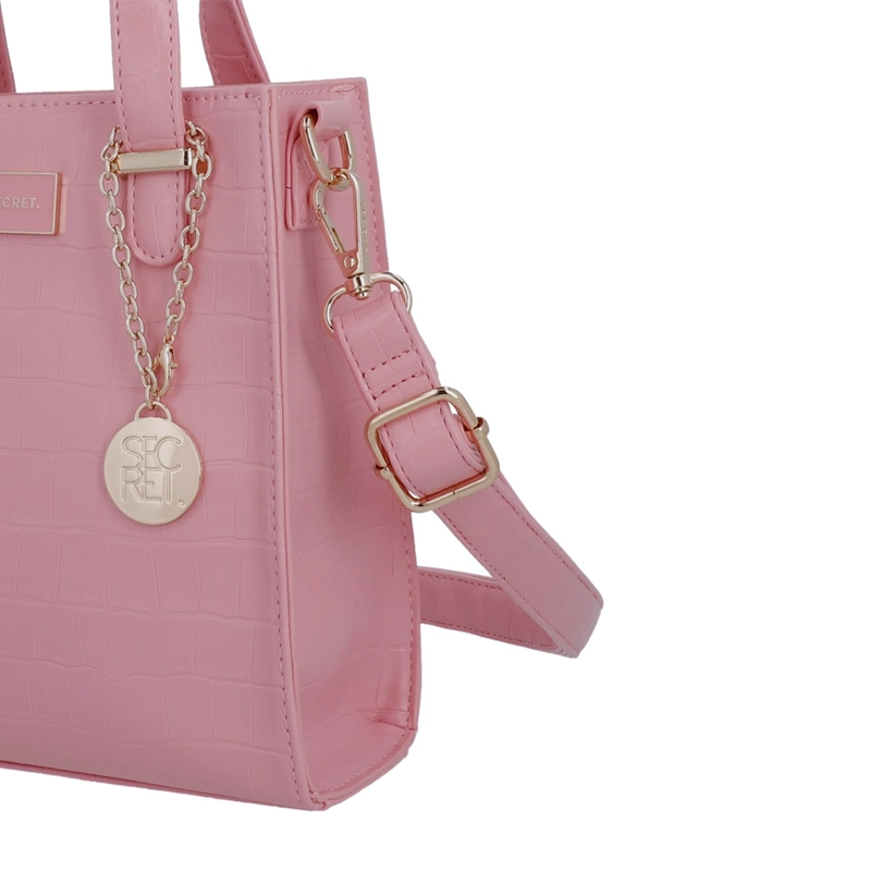  CARTERA BANDOLERA SECRET OSAKA ROSADA  - 5
