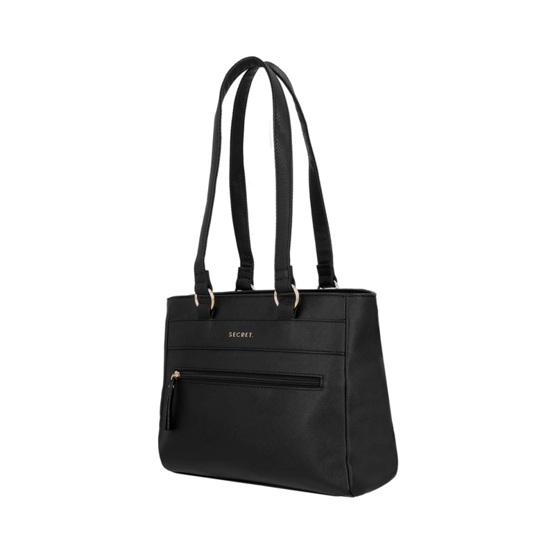  CARTERA DE HOMBRO SECRET ALBACETE NEGRA  - 2