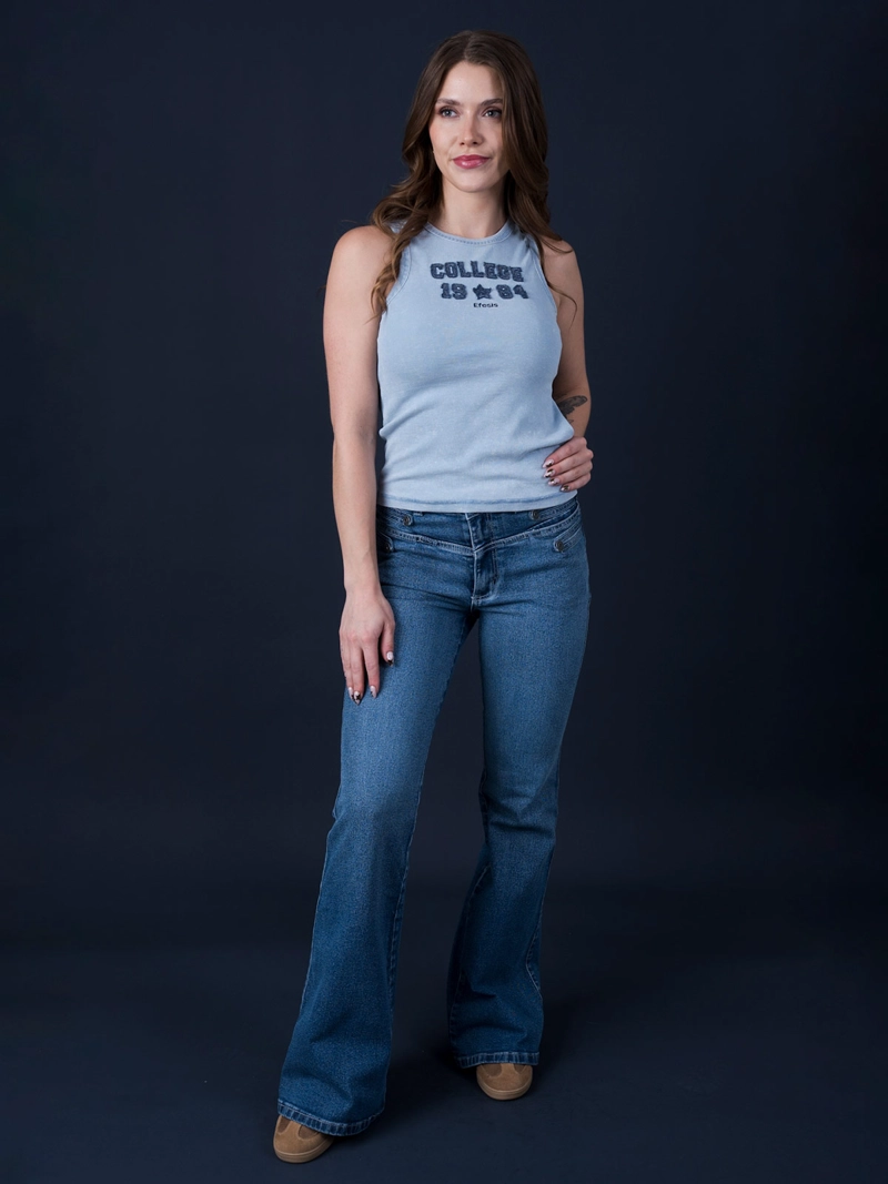 JEANS MUJER EFESIS ALGODÓN SANTINO - 1