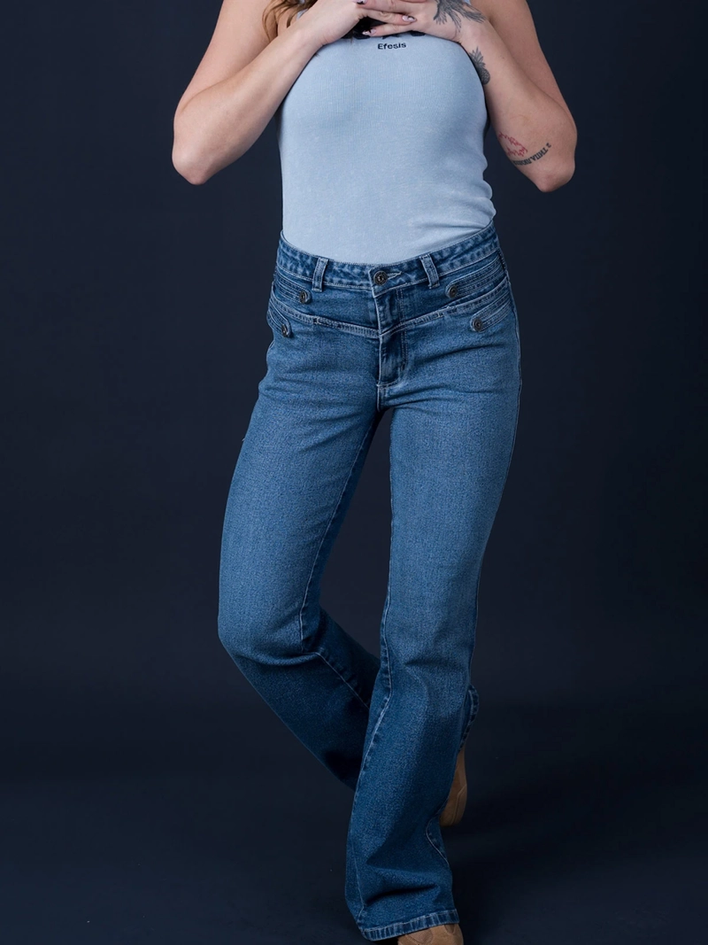 JEANS MUJER EFESIS ALGODÓN SANTINO - 2