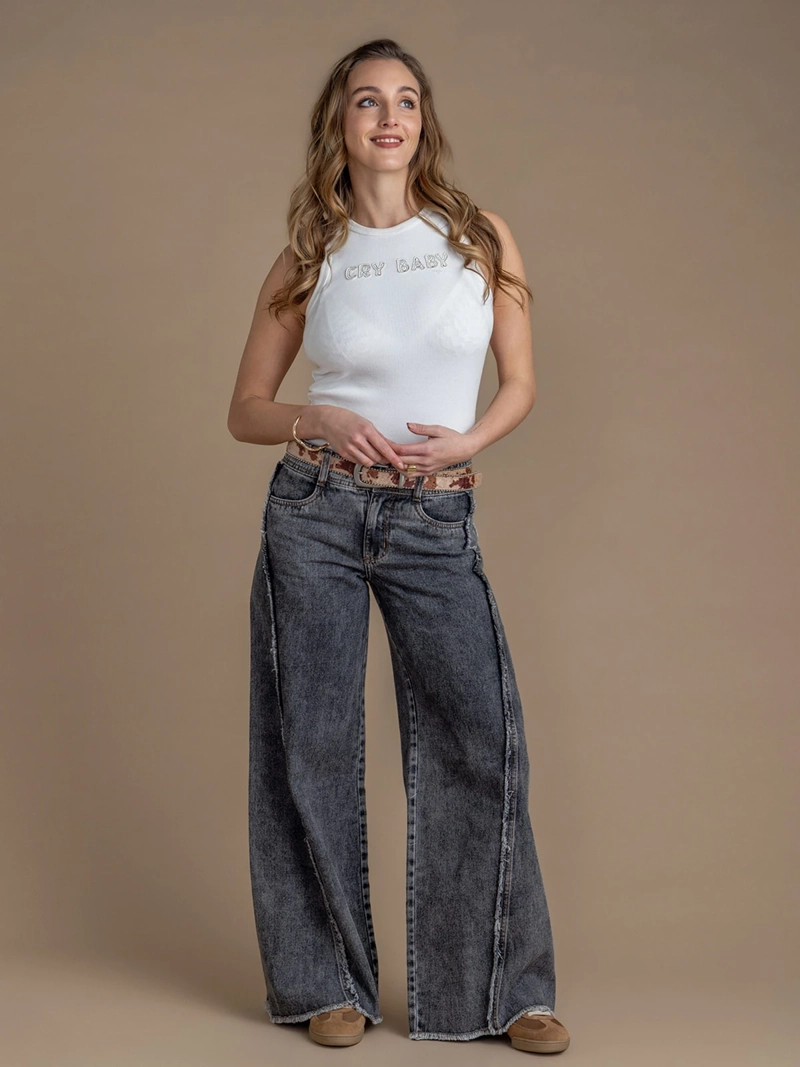 JEANS MUJER EFESIS ALGODÓN COCOA - 1