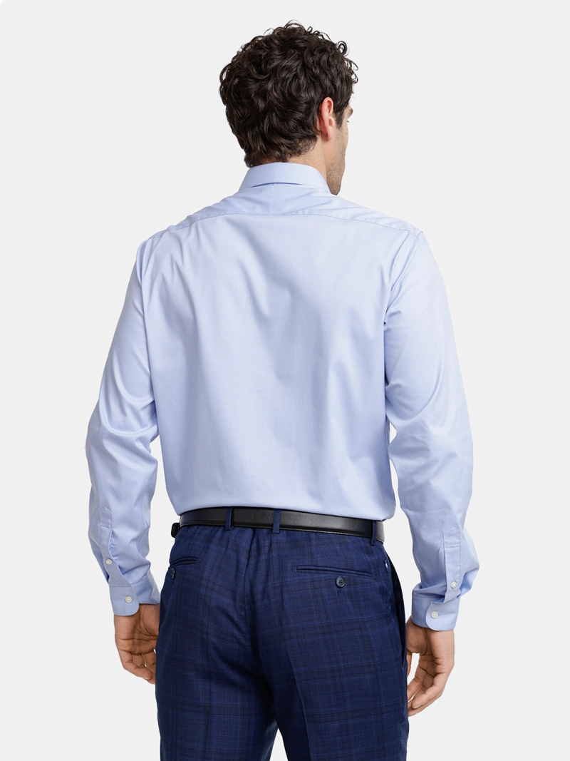 CAMISA HOMBRE TRIAL MANGA LARGA SKINNY DISEÑO CUADROS - 2
