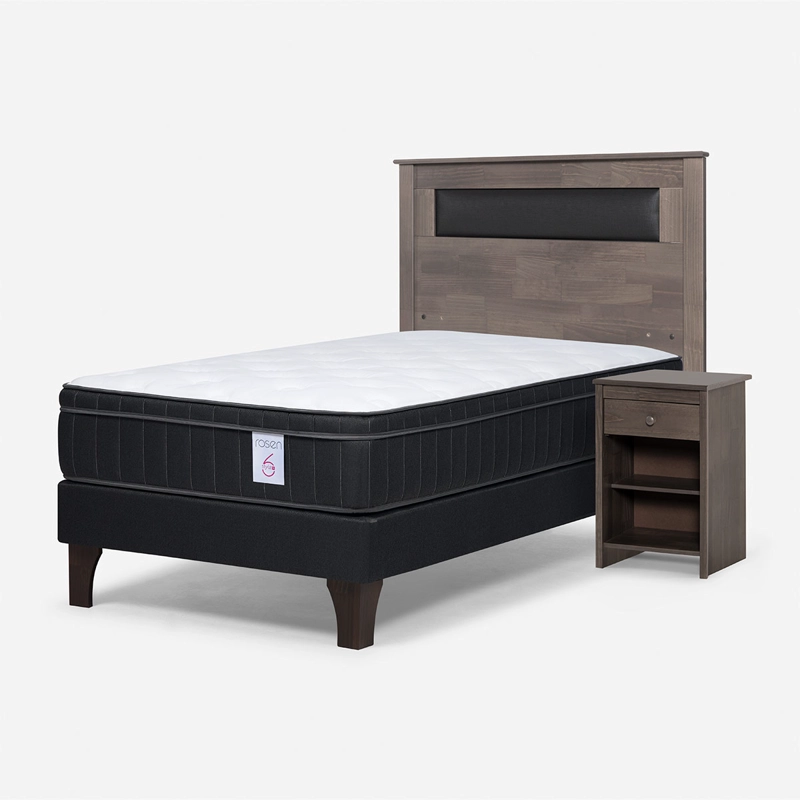 CAMA EUROPEA ROSEN NEW STYLE 6 PLUS 1 PLAZA + SET FERRARA - 2