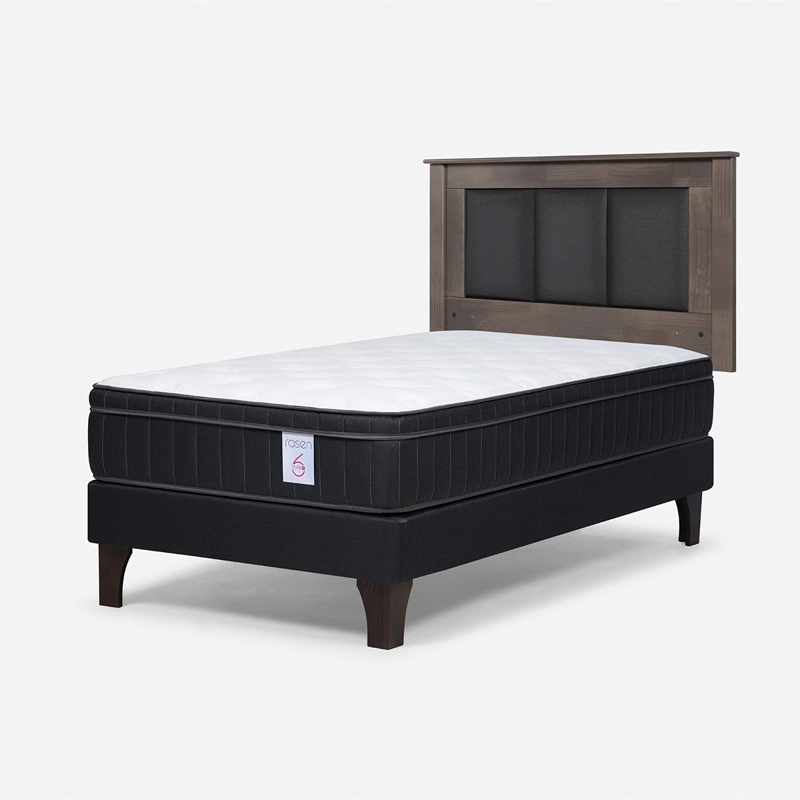 CAMA EUROPEA ROSEN NEW STYLE 6 PLUS 1 PLAZA + RESPALDO RACHEL - 2