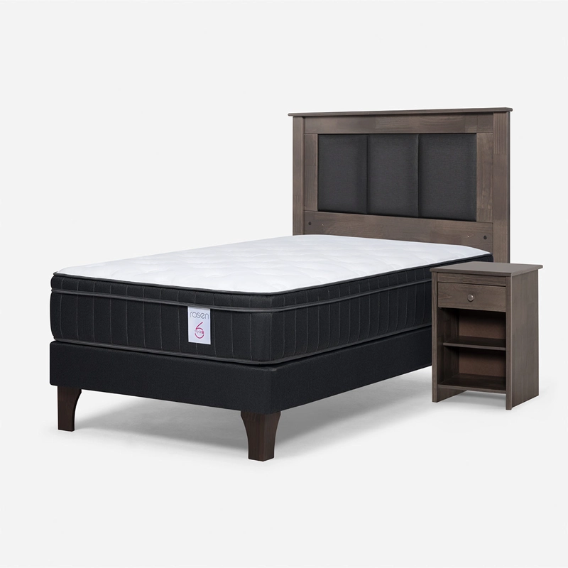 CAMA EUROPEA ROSEN NEW STYLE 6 PLUS 1 PLAZA + SET RACHEL - 2
