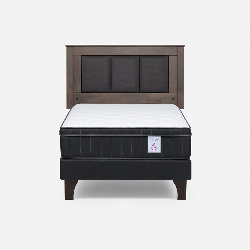 CAMA EUROPEA ROSEN NEW STYLE 6 PLUS 1.5 PLAZAS + RESPALDO RACHEL - 1