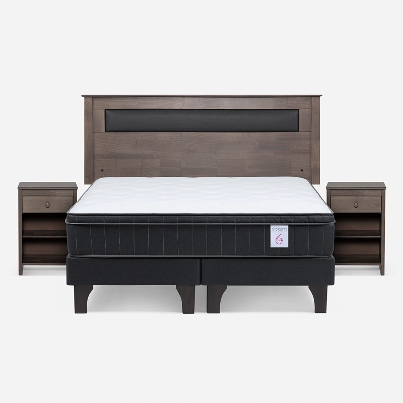 CAMA EUROPEA ROSEN NEW STYLE 6 PLUS 2 PLAZAS + SET FERRARA - 1