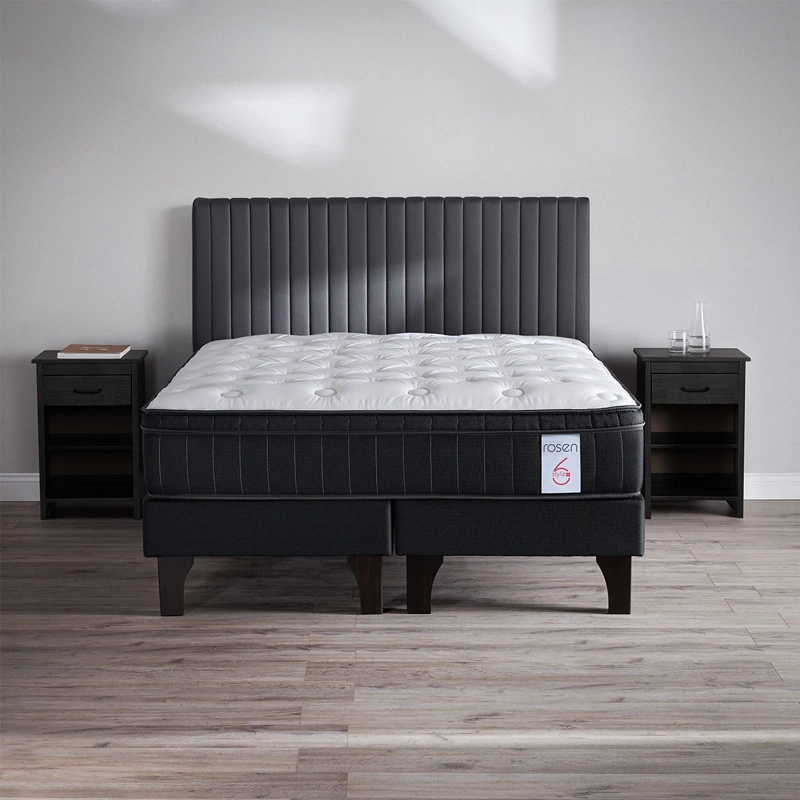 CAMA EUROPEA ROSEN NEW STYLE 6 PLUS 2 PLAZAS + SET LUCIO - 1