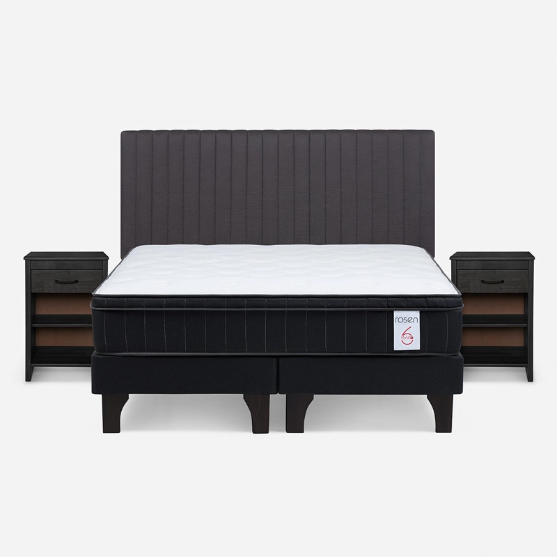 CAMA EUROPEA ROSEN NEW STYLE 6 PLUS 2 PLAZAS + SET LUCIO - 2