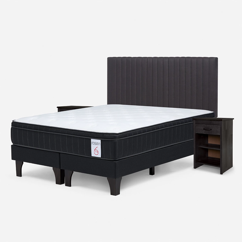 CAMA EUROPEA ROSEN NEW STYLE 6 PLUS 2 PLAZAS + SET LUCIO - 3