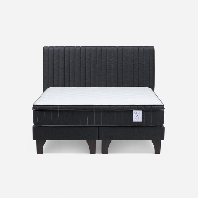 CAMA EUROPEA ROSEN NEW STYLE 6 PLUS 2 PLAZAS + RESPALDO LUCIO - 2