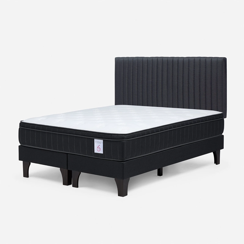 CAMA EUROPEA ROSEN NEW STYLE 6 PLUS 2 PLAZAS + RESPALDO LUCIO - 3