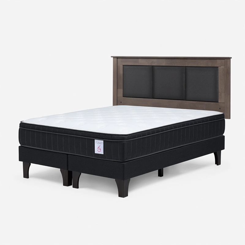 CAMA EUROPEA ROSEN NEW STYLE 6 PLUS 2 PLAZAS + RESPALDO RACHEL - 2