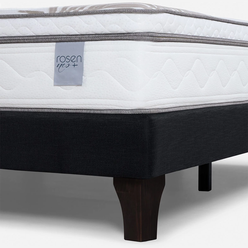 CAMA EUROPEA ROSEN NEO PLUS BASE DIVIDIDA 2 PLAZAS + 2 ALMOHADAS ESENCIAL - 5
