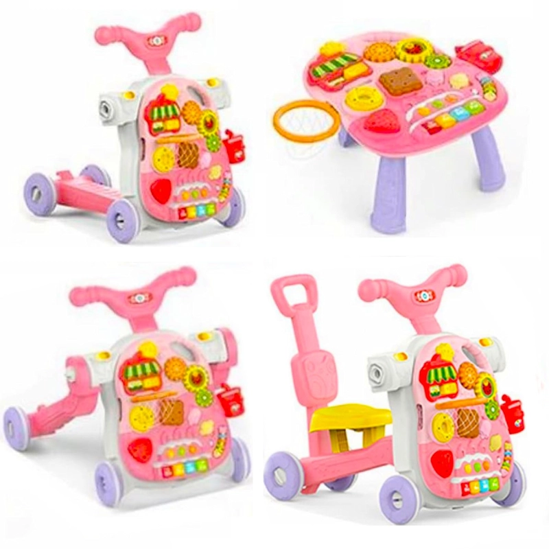 CAMINADOR KIDSCOOL MULTIFUNCIÓN 4 EN 1 ROSADO - 3