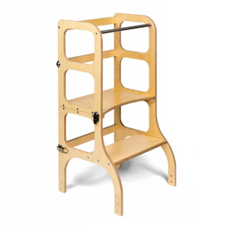 JUGUETE DIDÁCTICO KIDSCOOL TORRE DE APRENDIZAJE MONTESSORI NATURAL