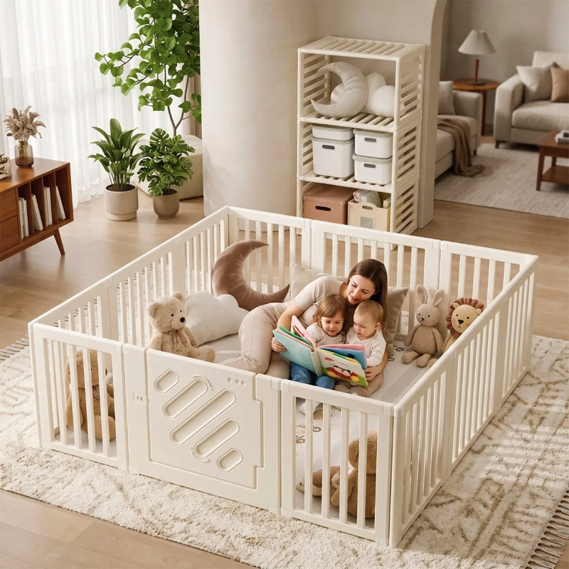 CORRAL DE JUEGOS KIDSCOOL MODULAR CON PUERTA DE SEGURIDAD - 4
