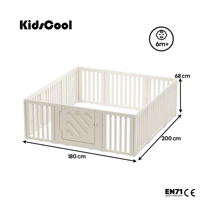 CORRAL DE JUEGOS KIDSCOOL MODULAR CON PUERTA DE SEGURIDAD - 6
