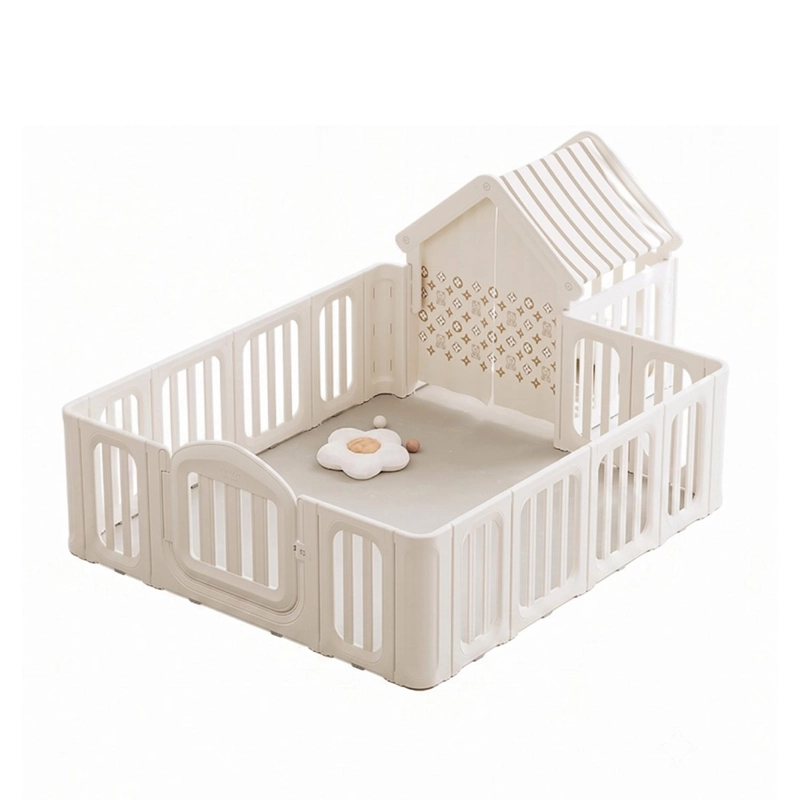 CORRAL DE JUEGOS KIDSCOOL CON CASITA REFUGIO Y PUERTA DE SEGURIDAD - 3