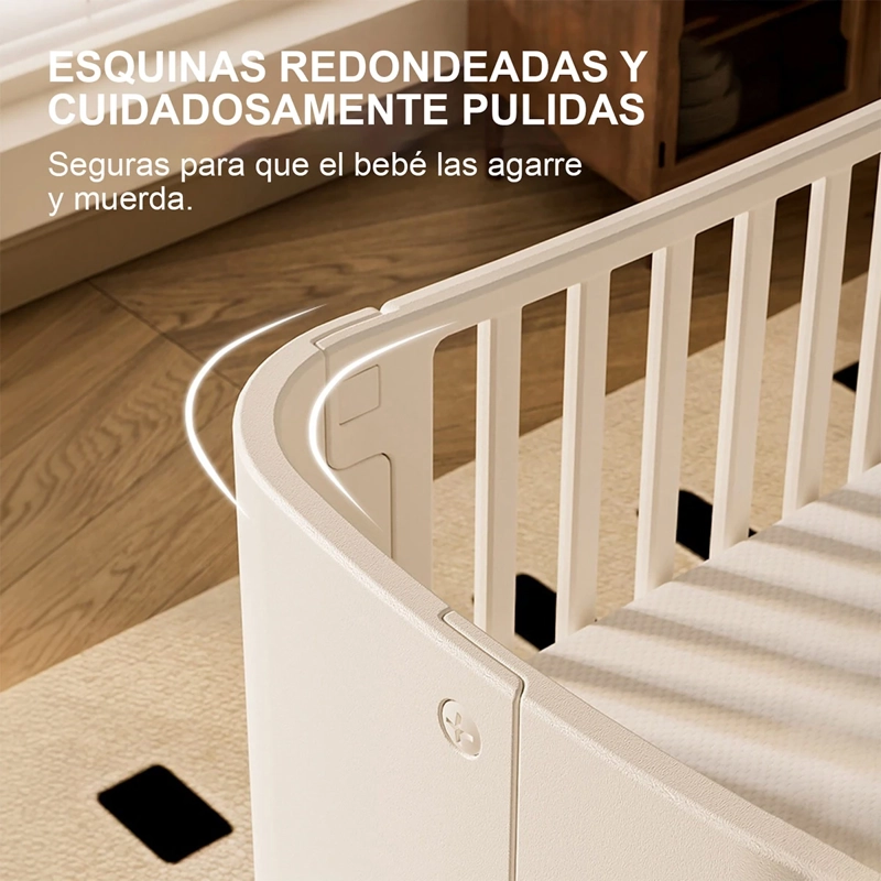 CUNA MÓVIL KIDSCOOL MULTIFUNCIONAL CON RUEDAS Y ORGANIZADORES - 10