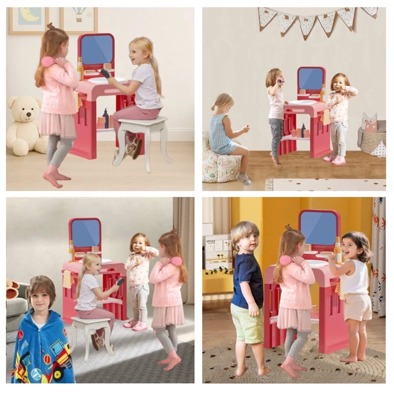 LAVAMANOS INFANTIL KIDSCOOL MONTESSORI - ESTACIÓN DE ASEO Y AUTONOMÍA ROSADO - 4