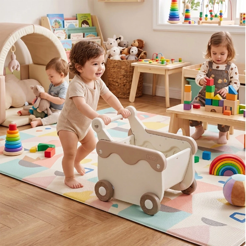 CORREPASILLOS KIDSCOOL BEBÉ MINI WAGON BEIGE - 4