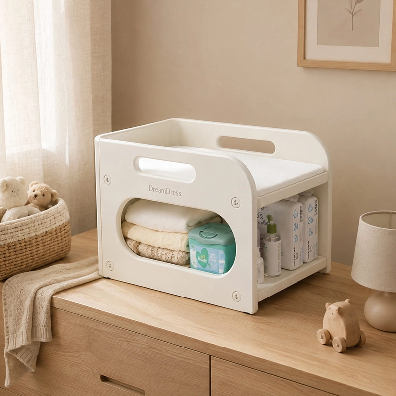 MUDADOR DE SOBREMESA KIDSCOOL COMPACTO CON ESTANTE ORGANIZADOR - 1