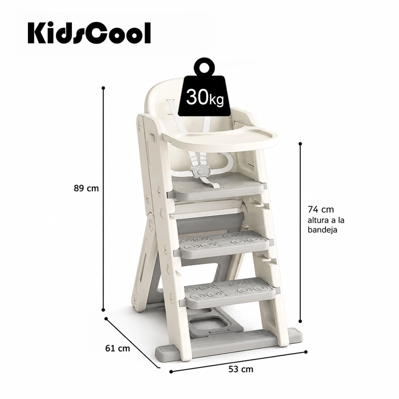 SILLA INFANTIL KIDSCOOL MULTIUSO CON BANDEJA - 9