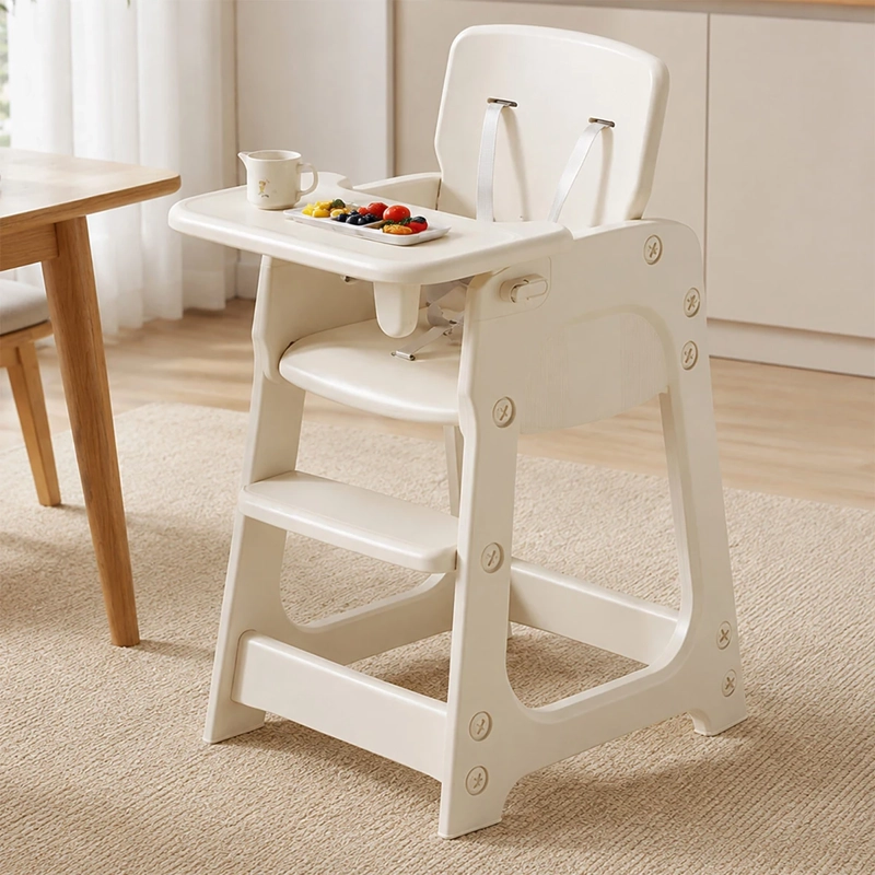SILLA DE COMER KIDSCOOL CON BANDEJA EXTRAIBLE BEIGE - 2