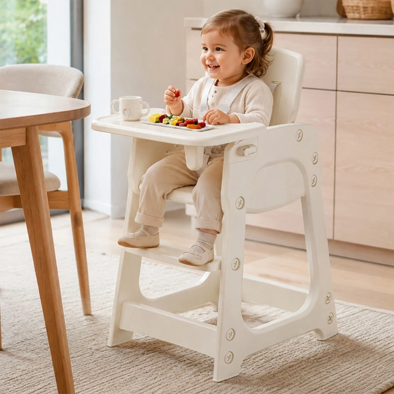SILLA DE COMER KIDSCOOL CON BANDEJA EXTRAIBLE BEIGE - 7
