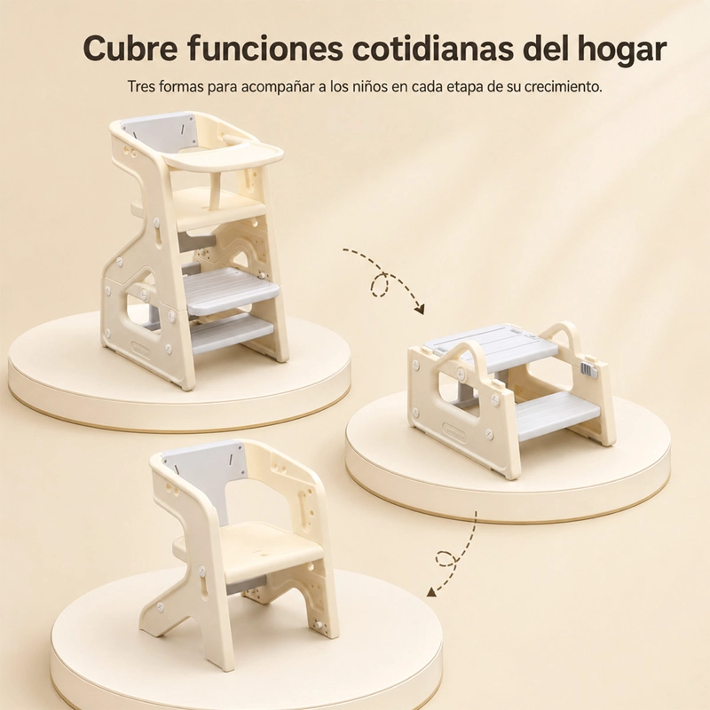 SILLA DE COMER KIDSCOOL CRECIMIENTO EVOLUTIVA 3 EN 1 - 3