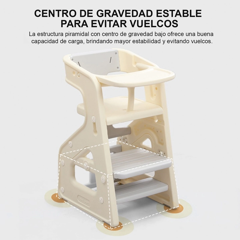 SILLA DE COMER KIDSCOOL CRECIMIENTO EVOLUTIVA 3 EN 1 - 5