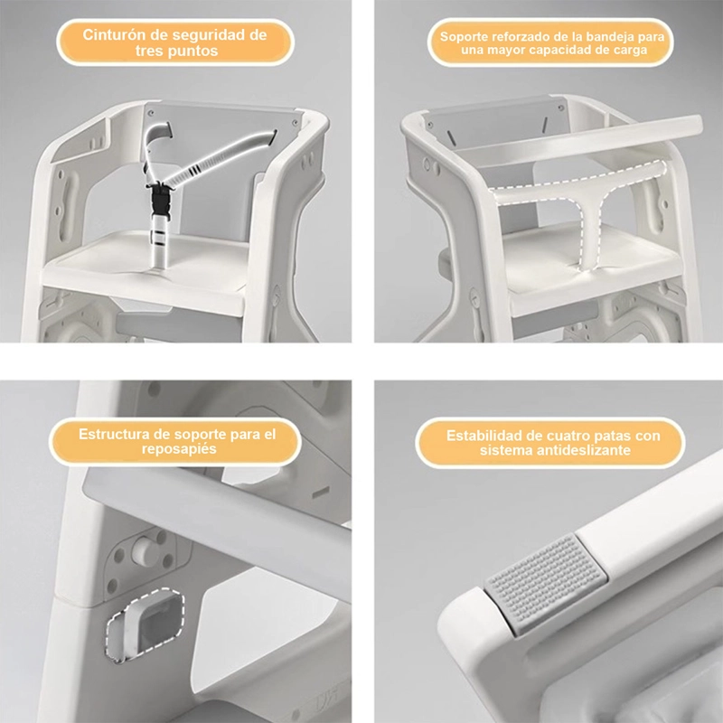 SILLA DE COMER KIDSCOOL CRECIMIENTO EVOLUTIVA 3 EN 1 - 6