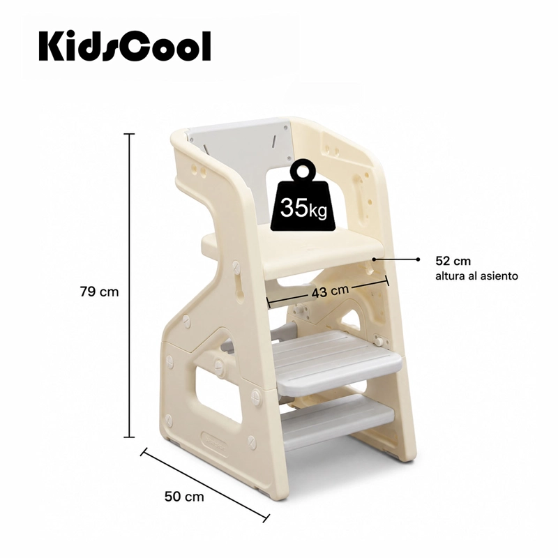 SILLA DE COMER KIDSCOOL CRECIMIENTO EVOLUTIVA 3 EN 1 - 8