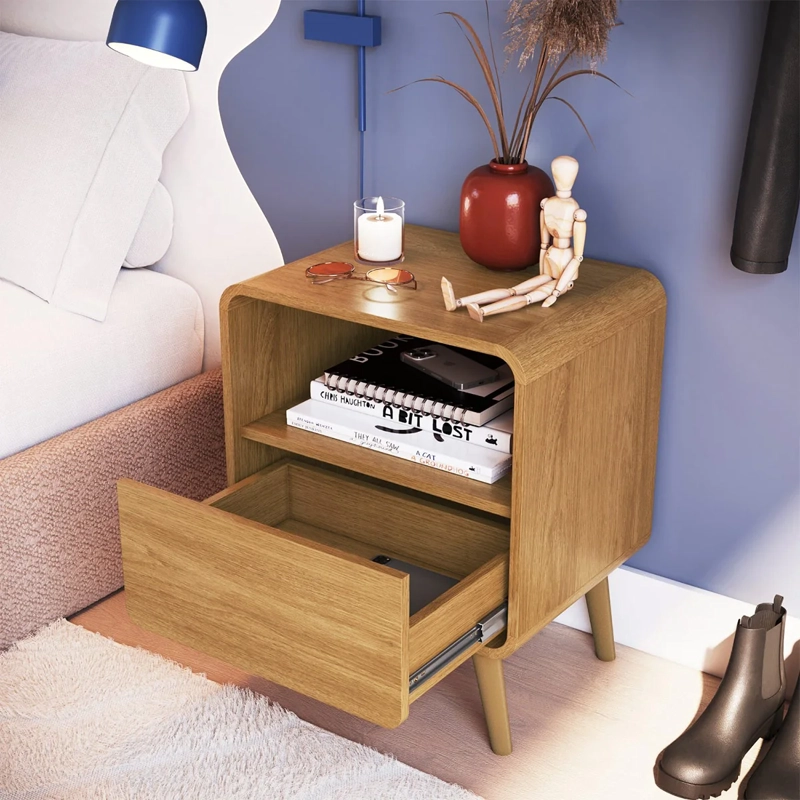 VELADOR KIDSCOOL RETRO CAJÓN ROBLE OSCURO - 4