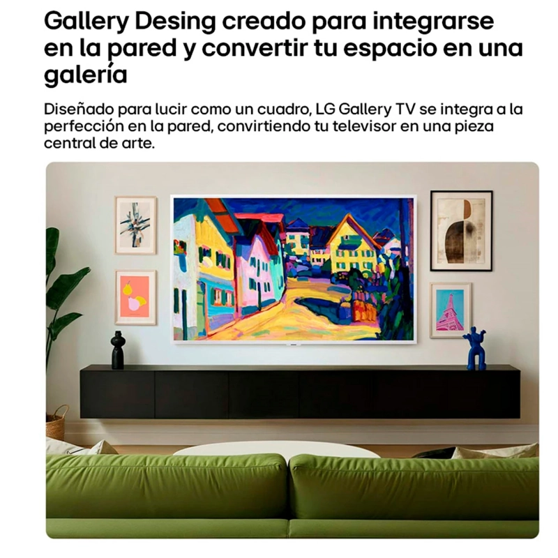 SMART TV LG QNED 4K UHD 55” GALLERY TV 55LX7BPSA - 4