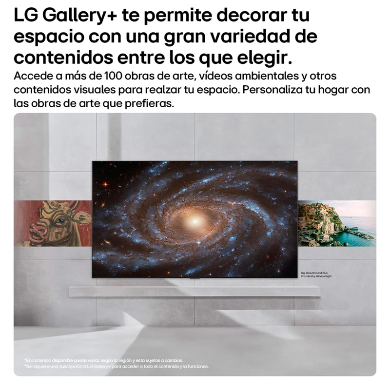 SMART TV LG QNED 4K UHD 55” GALLERY TV 55LX7BPSA - 6