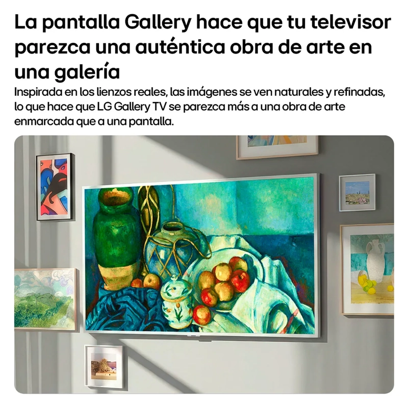SMART TV LG QNED 4K UHD 55” GALLERY TV 55LX7BPSA - 8