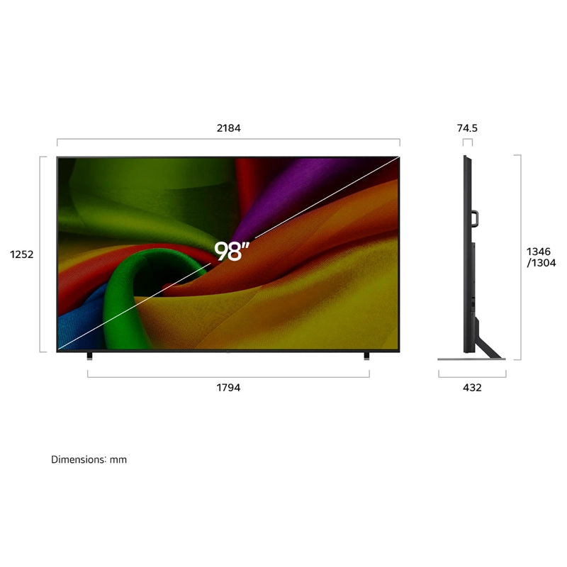 SMART TV LG NANOCELL 4K UHD 98” 98NU855BPSB - 3