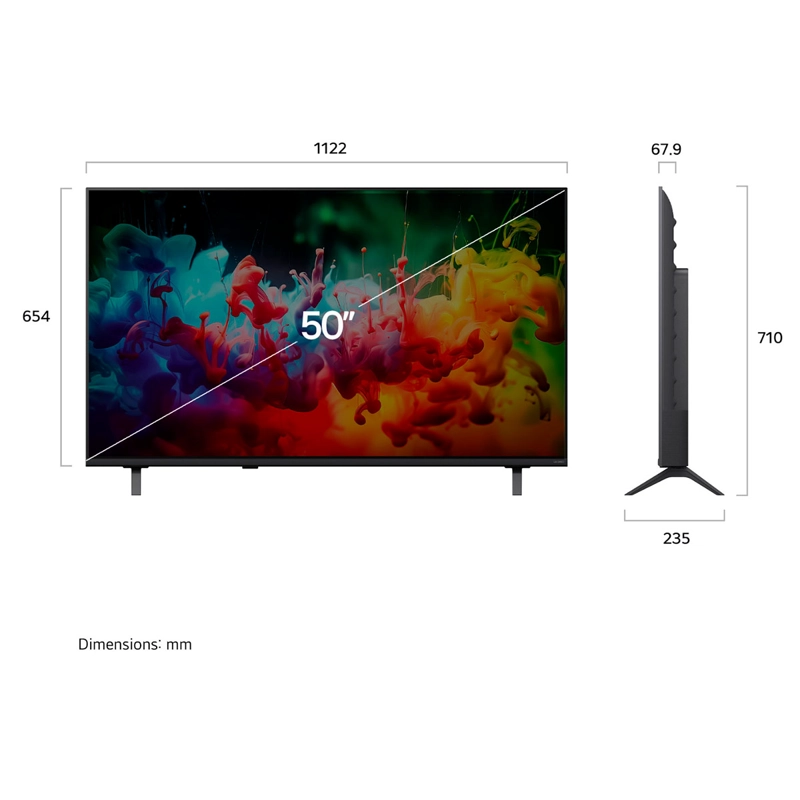 SMART TV LG QNED 55" 4K + SOUNDBAR S30A - 4