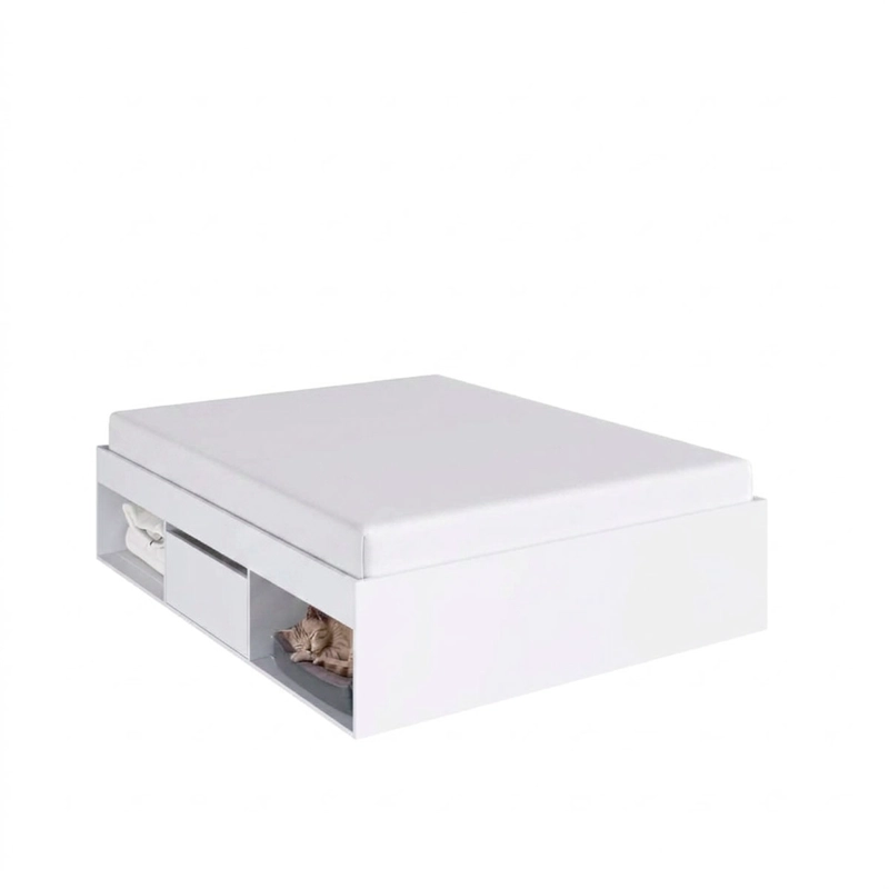 CAMA INFANTIL KIDSCOOL MULTIFUNCIÓN PETS 2 PLAZAS BLANCO - 1
