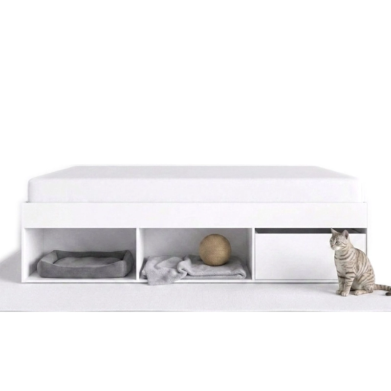 CAMA INFANTIL KIDSCOOL MULTIFUNCIÓN PETS 2 PLAZAS BLANCO - 2