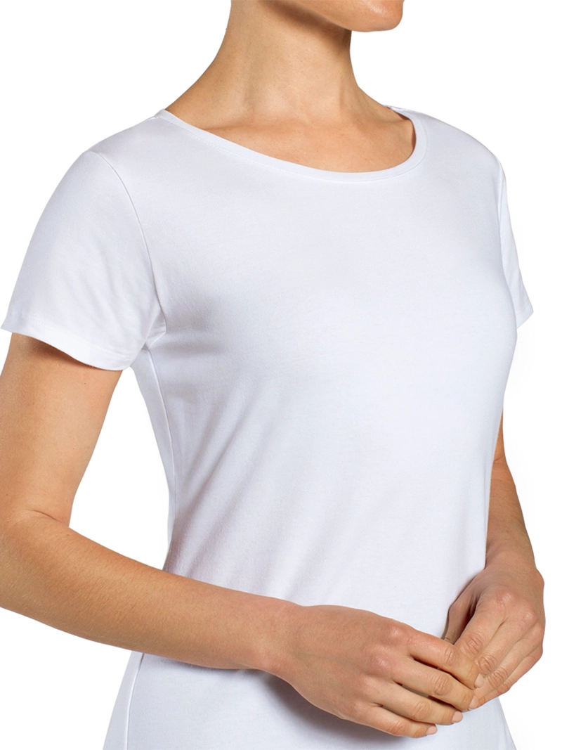 CAMISETA MUJER MONARCH ALGODÓN CUELLO POLO MANGA CORTA - 3