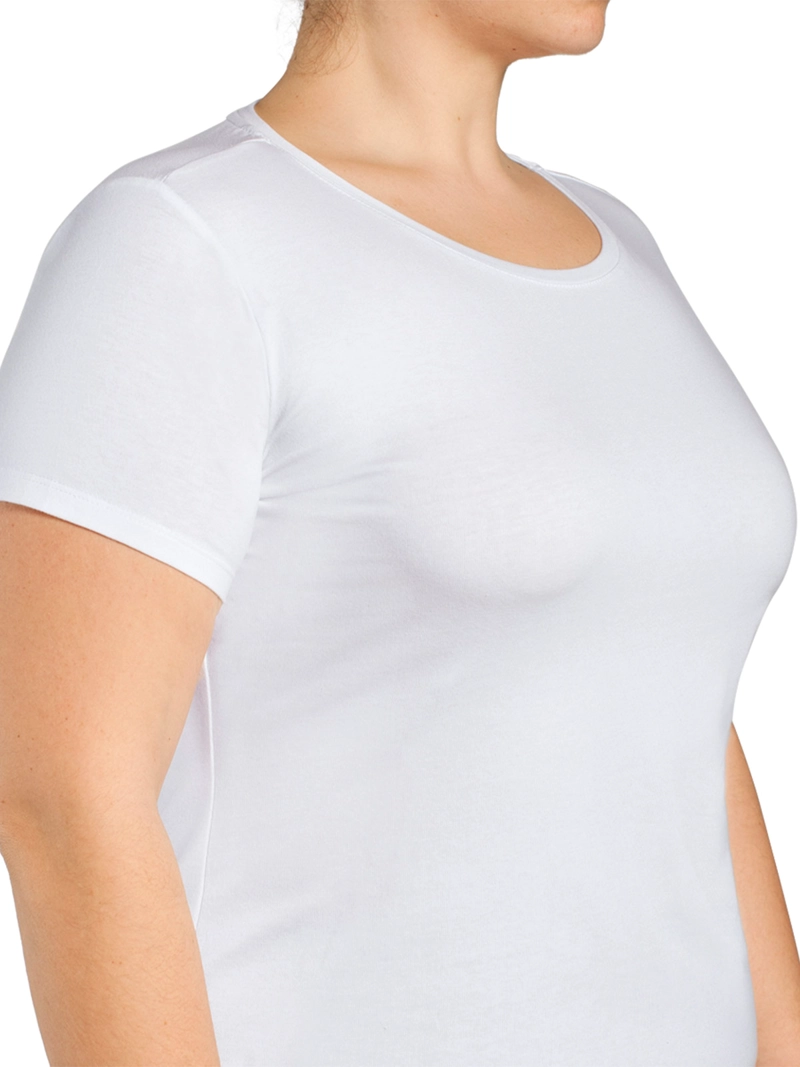 CAMISETA MUJER MONARCH ALGODÓN CUELLO POLO MANGA CORTA - 4
