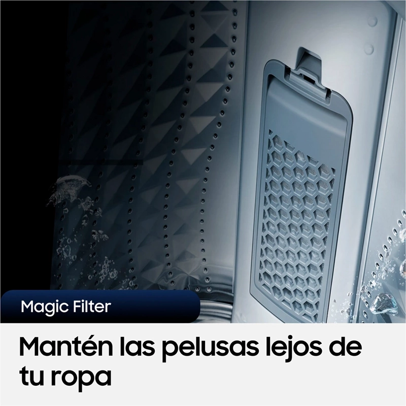 REFRIGERADOR TOP FREEZER SAMSUNG RT35CG5540S9ZS 345L NO FROST PLATA + LAVADORA CARGA SUPERIOR 8KG - 8
