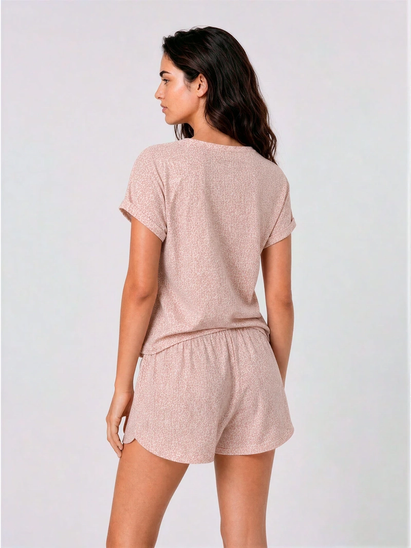 PIJAMA MUJER PALMERS ALGODÓN CORTO ESTAMPADO - 2