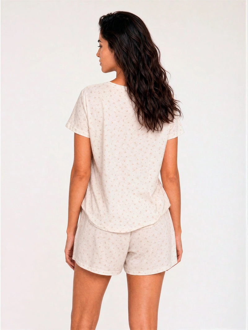 PIJAMA MUJER PALMERS ALGODÓN CORTO FLORAL - 2