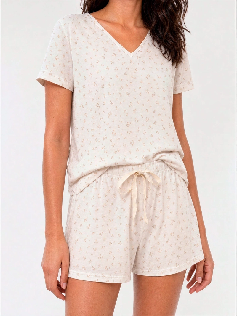 PIJAMA MUJER PALMERS ALGODÓN CORTO FLORAL - 3
