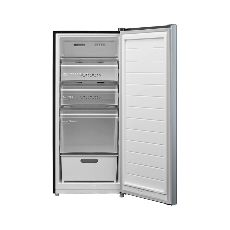 CONGELADOR VERTICAL MIDEA MDRU255FEE50 174L NO FROST PLATA - 12