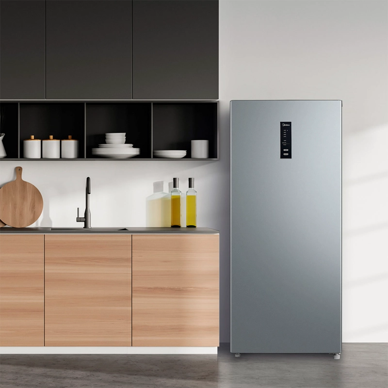 CONGELADOR VERTICAL MIDEA MDRU255FEE50 174L NO FROST PLATA - 13